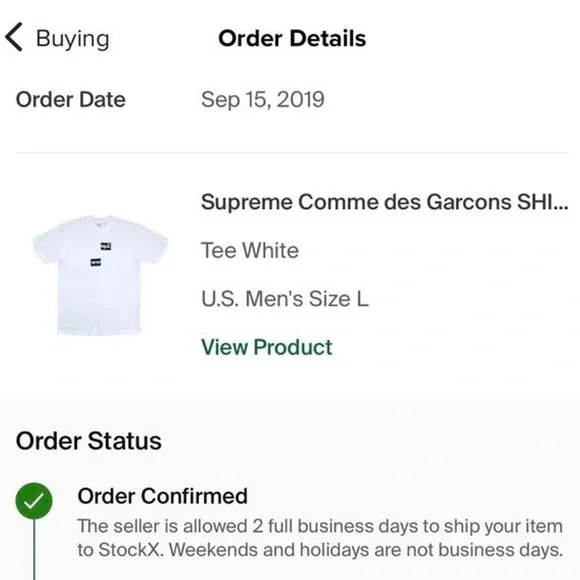 Supreme x CDG Split Box Logo